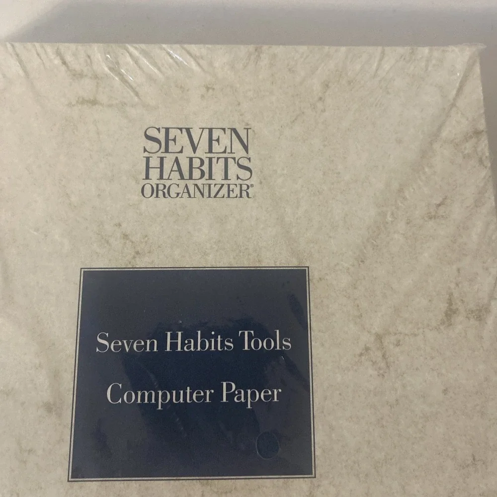 Covey Seven Habits Organizer 200 Sheets Computer paper Executive Size